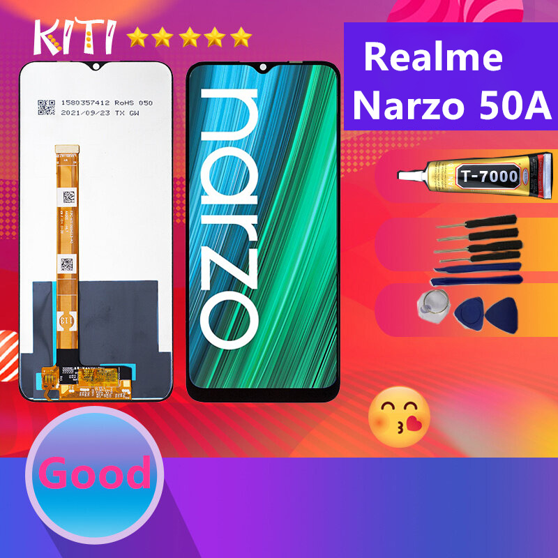 Realme Narzo 50A Lcd Display หนาจอ จอทช ออปโป Realme Narzo 50A