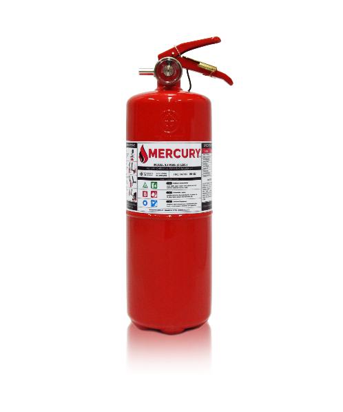 MERCURY เครื่องดับเพลิงชนิดผงเคมีแห้ง ขนาด 5LB 2A2B 5lb 2A2B แดง