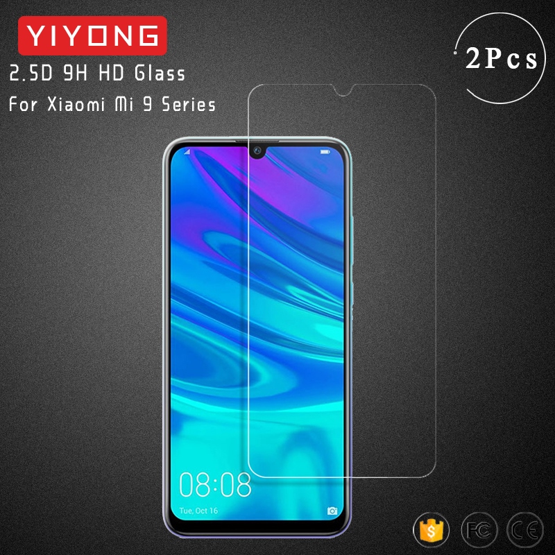 YIYONG 2 5D Clear Transparent Tempered Glass Screen Protector For