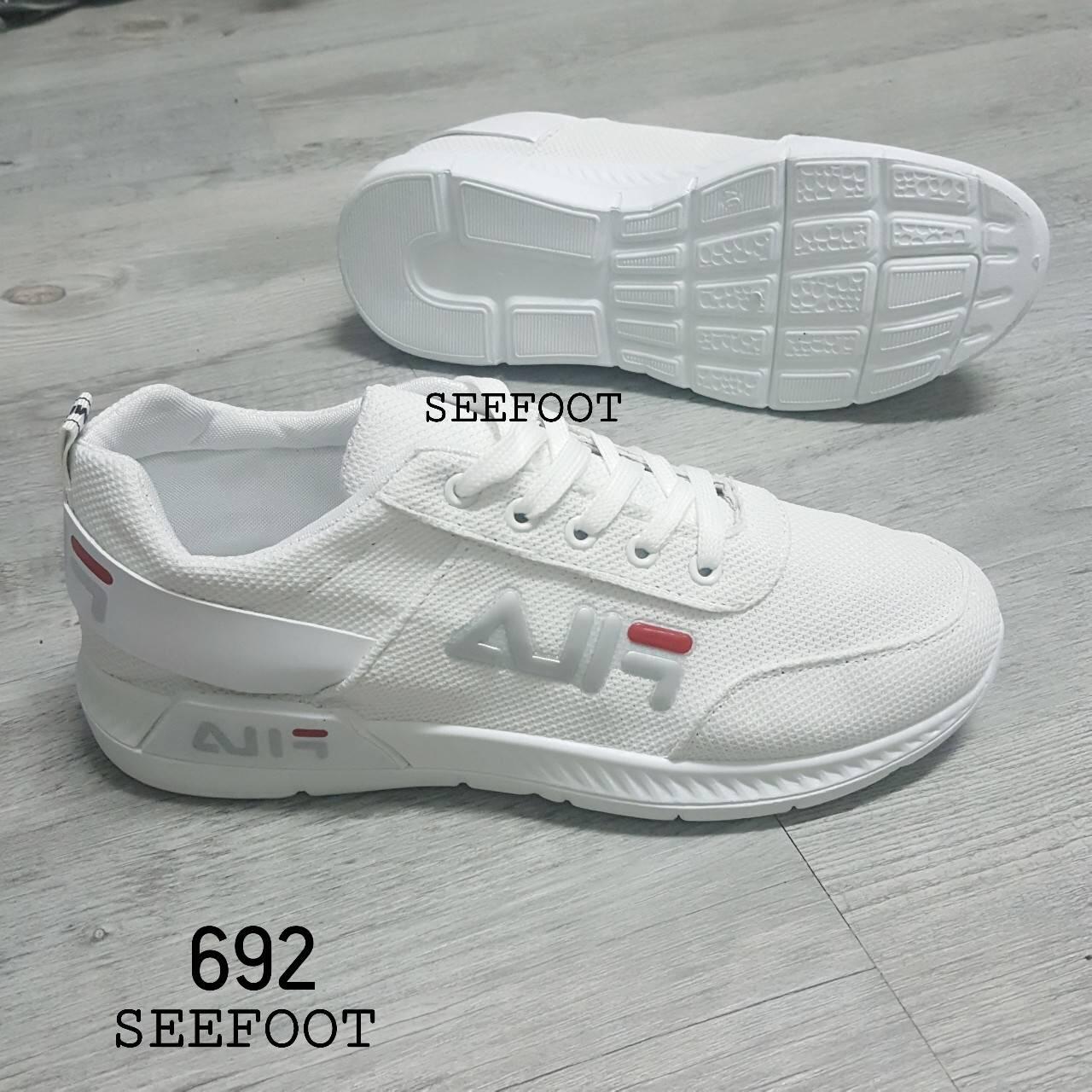 รองเท้าผ้าใบแฟชั่น สไตล์แบรนด์ดังFILA ไซส์ผู้ชาย (4 สี)