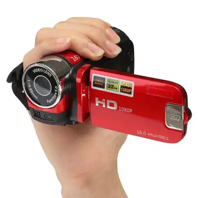 ดิจิตอลกล้องวิดีโอ กล้องวีดีโอกล้องถ่ายรูป ระบบตัวเลขความละเอียดสูงกล้องถ่ายวิดีโอกล้อง DV 16X Video Camera 16 Million Pixels HD 1080P Digitale Video Camcorder DV 16MP 2.7'' LCD Screen Toccare Schermo 16X Zoom Camera【HOT】