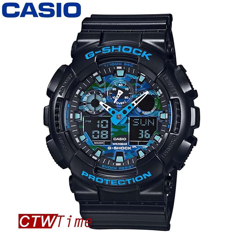 Casio G-Shock นาฬิกาข้อมือผู้ชาย สายเรซิน รุ่น GA-100CB-1ADR Casio G-Shock นาฬิกาข้อมือผู้ชาย สายเรซิน รุ่น GA-100CB-1ADR