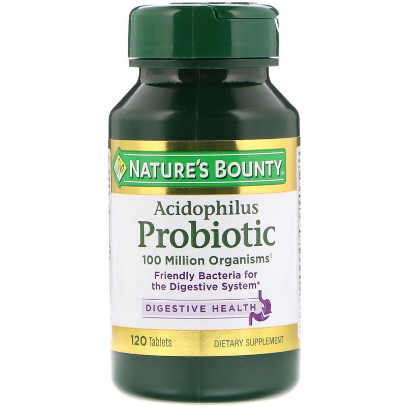 Nature S Bounty Acidophilus Probiotic Million Cfu S