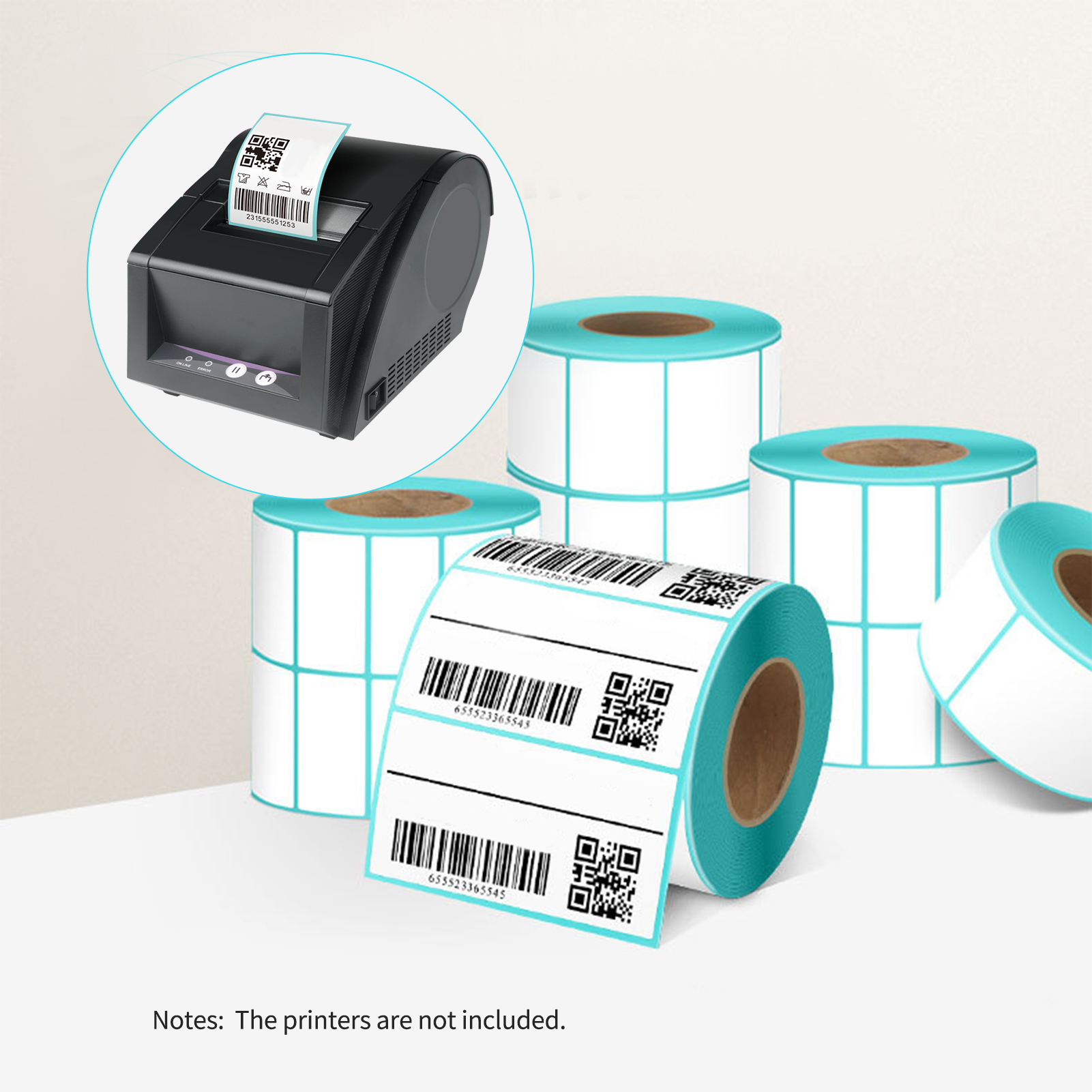 Thermal Labels For Thermal Printer All Purpose Label Paper Sticker Self