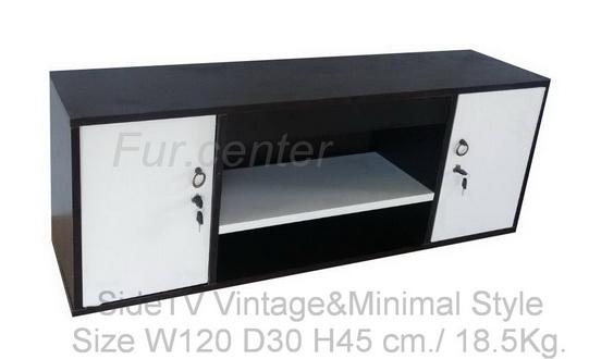 ชั้นวางทีวี_ตู้วางทีวี รุ่น SideTVมินิมอลสไตล์ Minimal style sideTV(ขนาด120x30x45cm.) สินค้าประกอบส่งเป็นตัวพร้อมใช้ได้เลยทันที