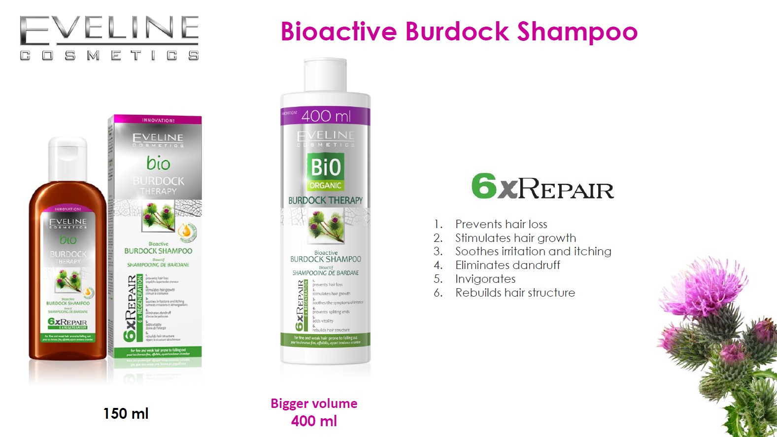 ไบโอ เบอเดก เทอราพ ไบโอแอคทฟ แชมพ BIO BURDOCK THERAPY BIOACTIVE