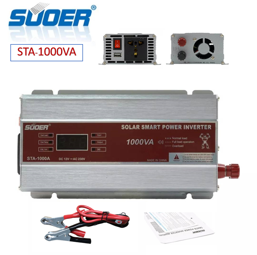 Suoer Sta Va Dc Led V To Ac V Solar Power Inverter