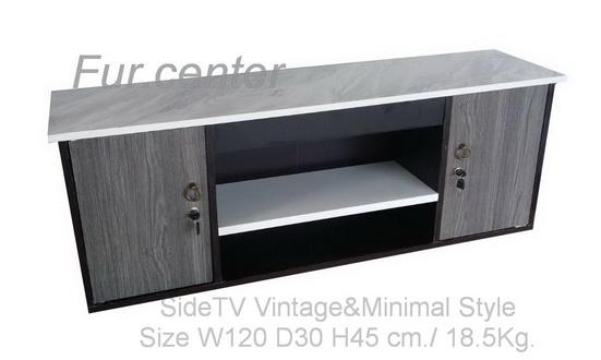 ชั้นวางทีวี_ตู้วางทีวี รุ่น SideTVมินิมอลสไตล์ Minimal style sideTV(ขนาด120x30x45cm.) สินค้าประกอบส่งเป็นตัวพร้อมใช้ได้เลยทันที