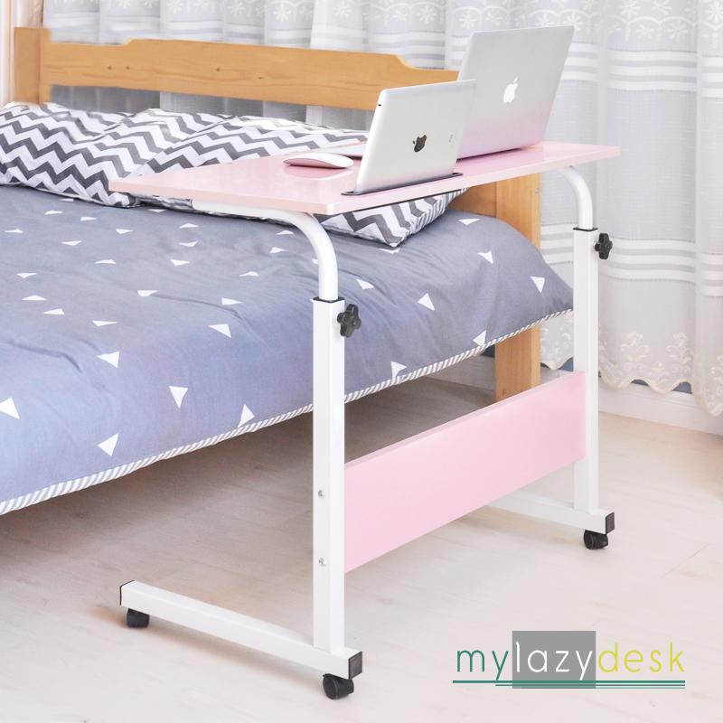 Mylazydesk โต๊ะกาแฟ โต๊ะเล็ก โต๊ะเด็ก (รุ่นT80 สีชมพู 40*80 cm) โต๊ะวางของอเนกประสงค์ โต๊ะทำงาน ปรับระดับได้ โต๊ะคร่อมเตียง โต๊ะอเนกประสงค์ ที่วางโน๊ตบุ๊ค overbed table bedside table nightstand computer desk laptop stand Mylazydesk โต๊ะกาแฟ โต๊ะเล็ก โต๊ะเด็ก (รุ่นT80 สีชมพู 40*80 cm) โต๊ะวางของอเนกประสงค์ โต๊ะทำงาน ปรับระดับได้ โต๊ะคร่อมเตียง โต๊ะอเนกประสงค์ ที่วางโน๊ตบุ๊ค overbed table bedside table nightstand computer desk laptop stand