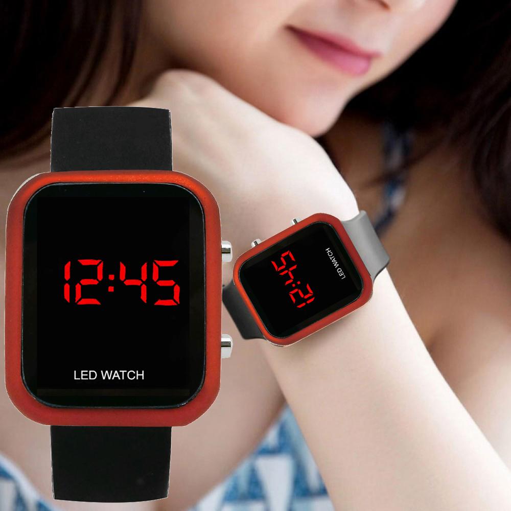 Zazzy Dolls นาฬิกาข้อมือ สายซิลิโคนนุ่ม ทำงานระบบ Digital LED สไตล์ Apple Watch ไฟส่องสว่าง รุ่น ZD-0171 Zazzy Dolls นาฬิกาข้อมือ สายซิลิโคนนุ่ม ทำงานระบบ Digital LED สไตล์ Apple Watch ไฟส่องสว่าง รุ่น ZD-0171