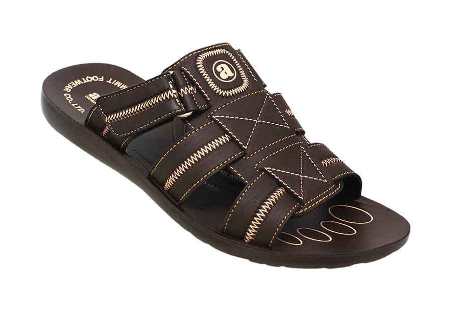 Aerosoft รองเท้าแตะผู้ชาย P0106 สีน้ำตาล Size 38-43
