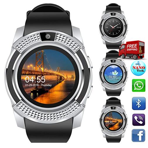 V8 นาฬิกาสมาร์ทข้อมือผู้ชายบลูทูธอิเล็กทรอนิกส์ซิมการ์ด Smartwatch กีฬากล้องสำหรับ iPhone Android โทรศัพท์ สายรัดข้อมือเพื่อสุขภาพ อุปกรณ์ไอทีสวมใส่ สี : เงิน-425911496 V8 นาฬิกาสมาร์ทข้อมือผู้ชายบลูทูธอิเล็กทรอนิกส์ซิมการ์ด Smartwatch กีฬากล้องสำหรับ iPhone Android โทรศัพท์ สายรัดข้อมือเพื่อสุขภาพ อุปกรณ์ไอทีสวมใส่ สี : เงิน-425911496