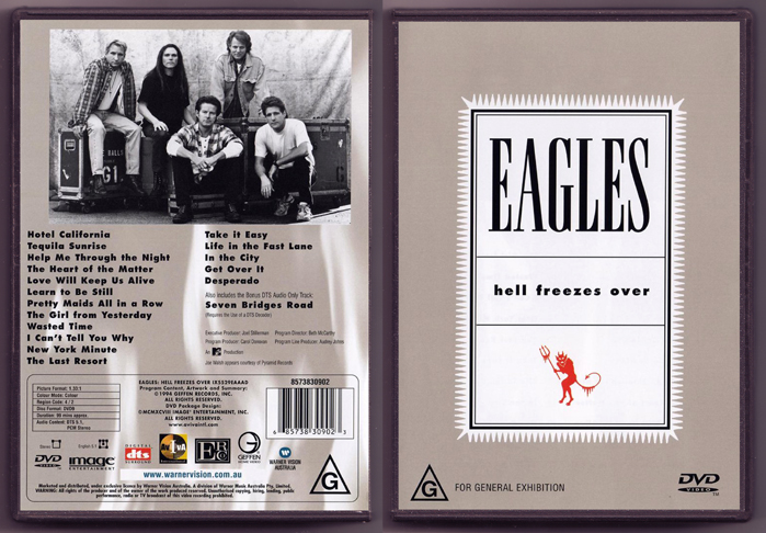 Eagles Hell Freezes Over Concert DVD DTS Lazada PH