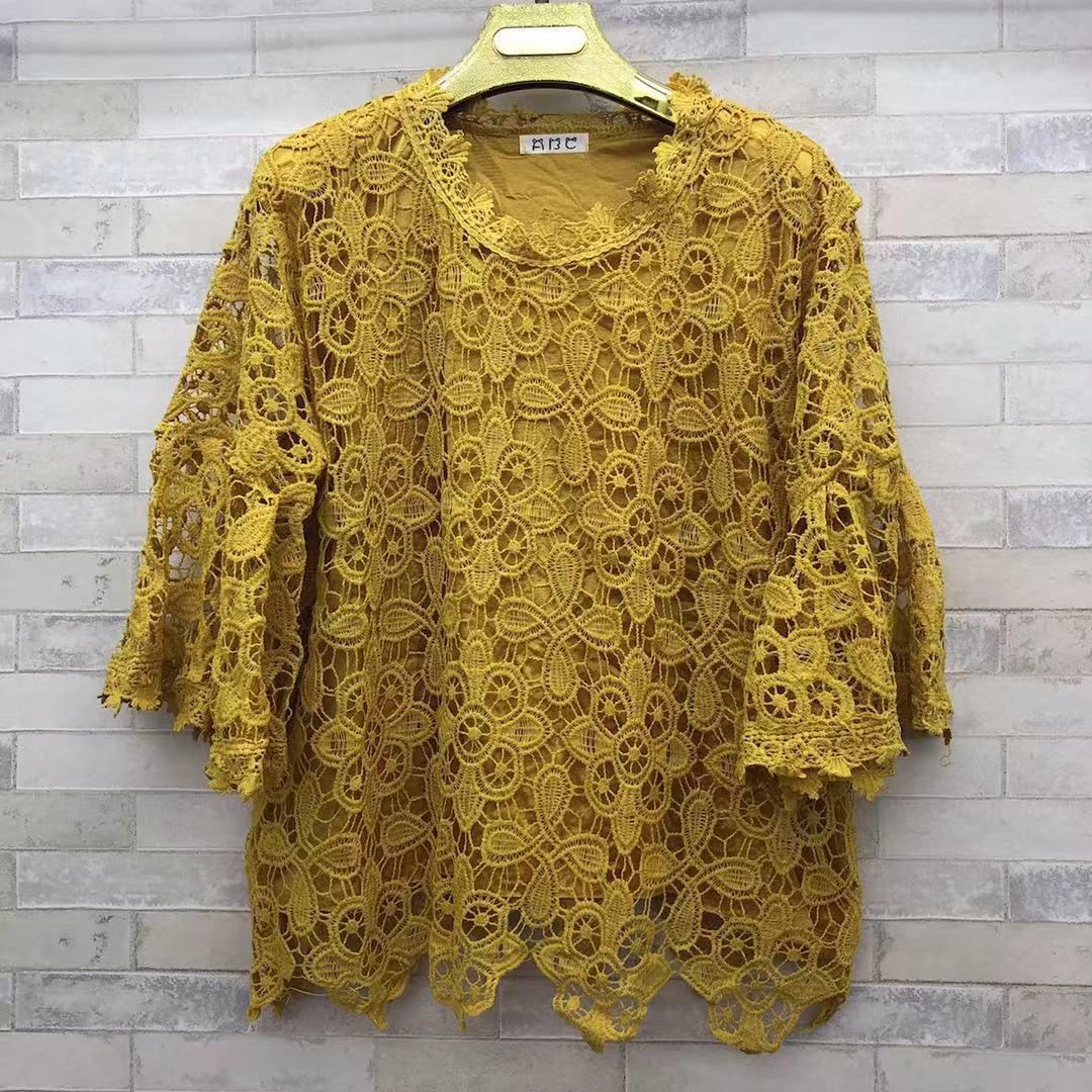เสื้อลูกไม้ไซส์ใหญ่ อก46
