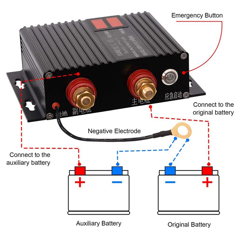 150 Dual Battery Smart Isolator Universal 12V 24V Voltage Sensitive