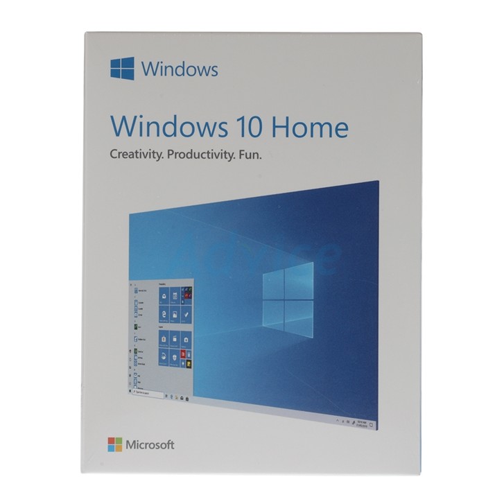 OS ระบบปฏบตการ MICROSOFT WINDOWS 10 HOME 32 BIT 64 BIT ENG INTL