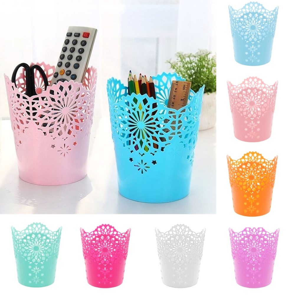 Pc Multifunctional Flower Plant Pot Makeup Brush Storage Boxes Pen