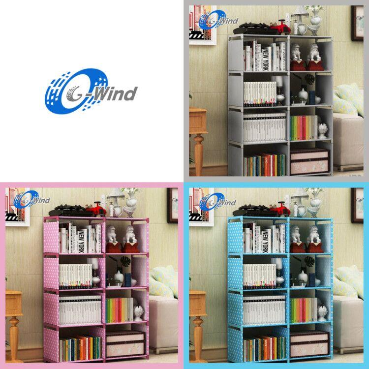 G-Wind bookshelf ชั้นวางของ ชั้นวางหนังสือ โครงเหล็กแข็งแรง ผ้ากันน้ำ ชั้นวางของอเนกประสงค์ 8 ช่อง G-Wind bookshelf ชั้นวางของ ชั้นวางหนังสือ โครงเหล็กแข็งแรง ผ้ากันน้ำ ชั้นวางของอเนกประสงค์ 8 ช่อง