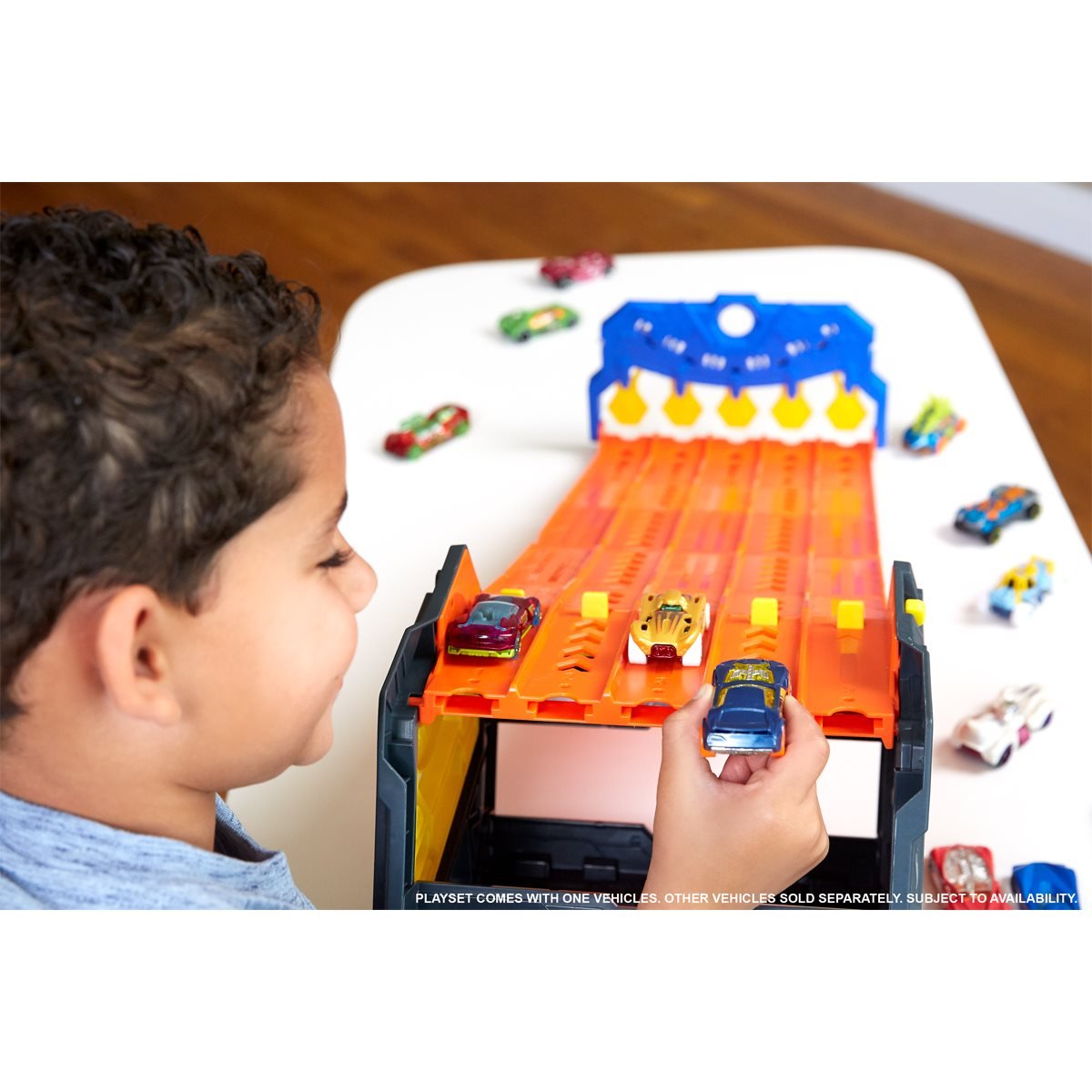 Hot Wheels Roll Out Raceway track Set ชดรางรถ HOTWHEELS ราง เลน พบ