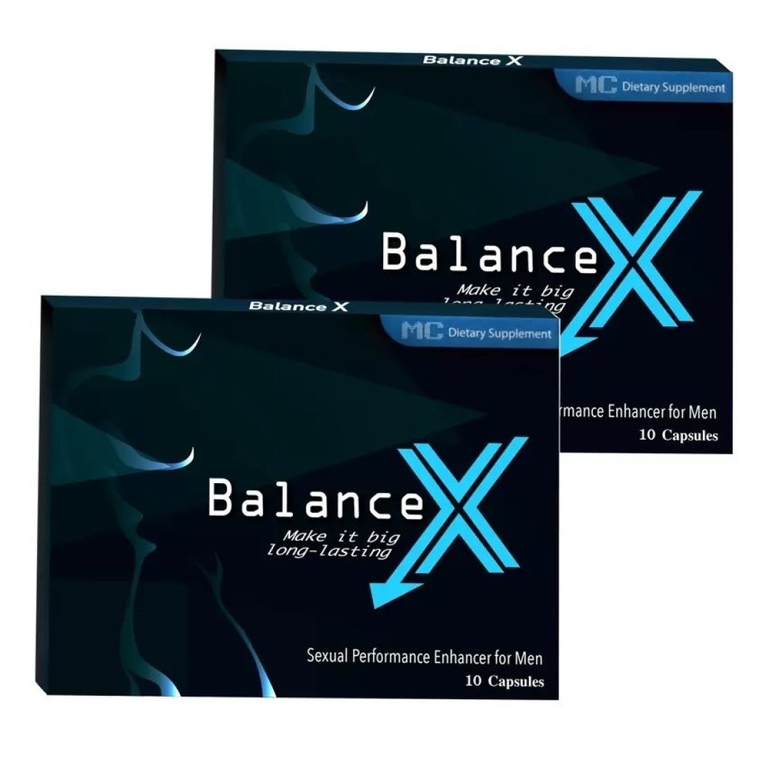 Balance Xปรับสมดุลฮอโมนเพศชาย ช่วยขยายขนาด ชะลอการหลั่ง การแข็งตัวของน้องชาย 2 กล่อง (บรรจุกล่องละ 10 แคปซูล)
