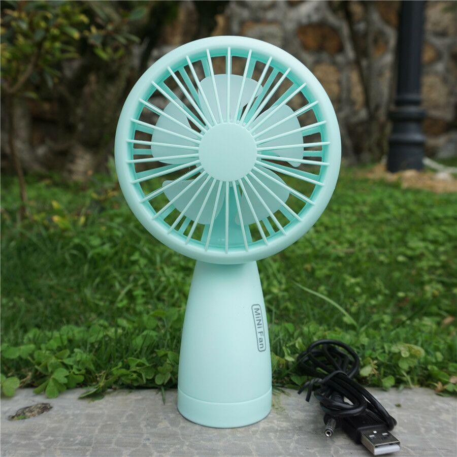 Handheld Mini fan พัดลมพกพาขนาดเล็กชาร์จสายUSBใส่ถ่านลมแรง pink Handheld Mini fan พัดลมพกพาขนาดเล็กชาร์จสายUSBใส่ถ่านลมแรง pink