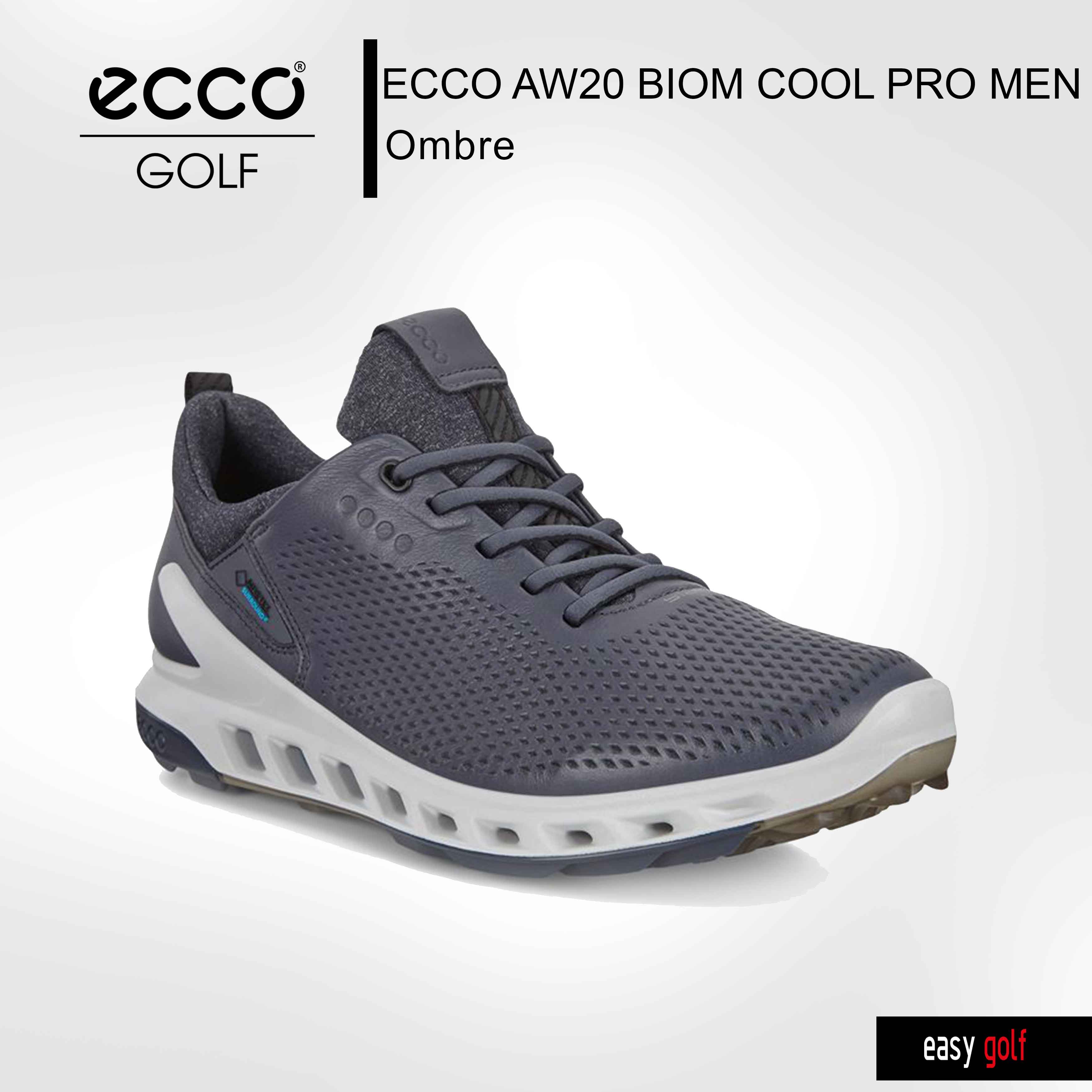 โปรโมชั่น 100 ชิ้น ECCO GOLF รองเท้ากอล์ฟผู้ชาย รองเท้ากีฬาชาย Golf Shoes รุ่น ECCO AW20 BIOM COOL PRO MEN สี Ombre