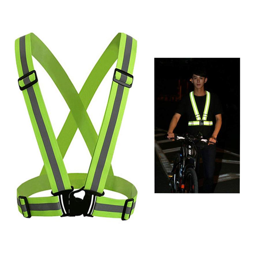 Hoopchina Bike Safe Reflective Safety Vest For Construction Traffic Warehouse Visibility Security Jacket Reflective Strips Wear Uniforms(15*11*8CM) Hoopchina Bike Safe Reflective Safety Vest For Construction Traffic Warehouse Visibility Security Jacket Reflective Strips Wear Uniforms(15*11*8CM)