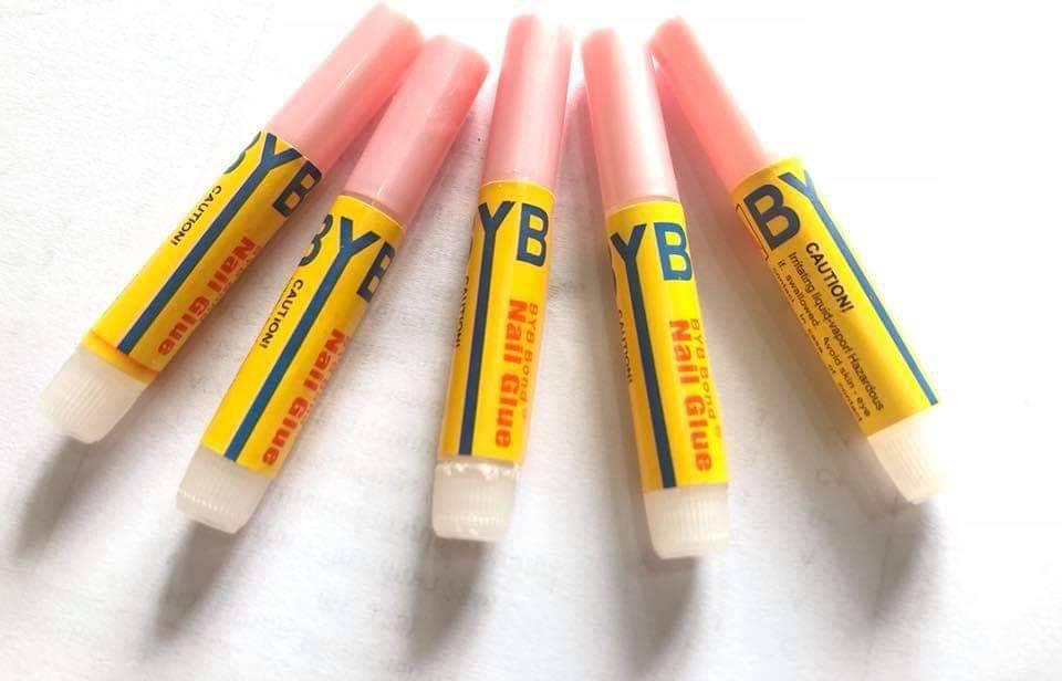 BYB Bond Nail Glue กาวติดเล็บปลอมมินิ 2g. ( 10 หลอด )