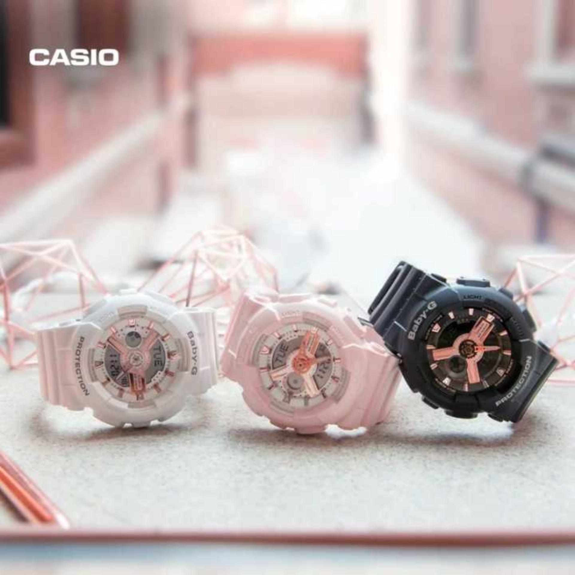 Casio Baby-G นาฬิกาข้อมือผู้หญิง สายเรซิ่น รุ่น BA-110-7A1 Casio Baby-G นาฬิกาข้อมือผู้หญิง สายเรซิ่น รุ่น BA-110-7A1
