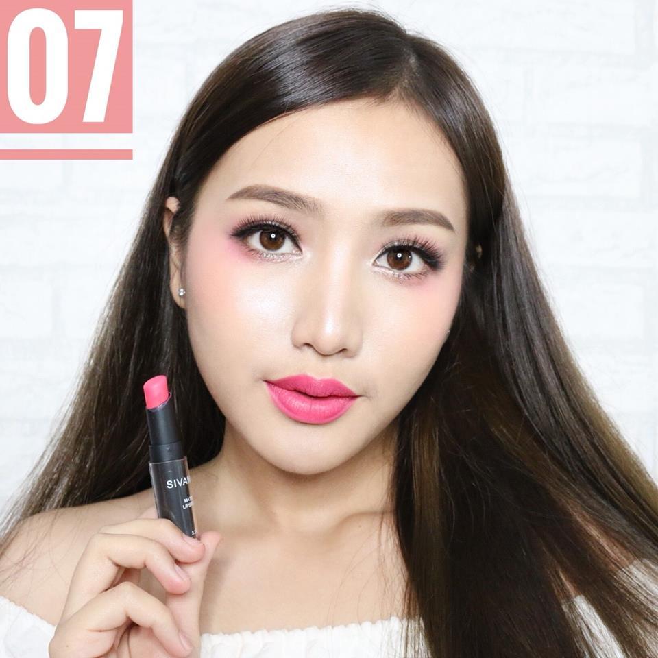 Sivanna Colors Matte Lipstick HF308 สิวันนา ลิปสติก เนื้อแมท ลิปเนื้อแมท ลิปสิวันนา ซีเวียน่า ลิปแมท #02