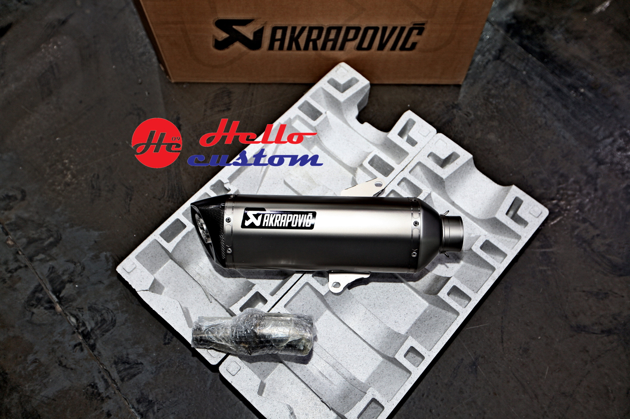 ทอ Akrapovic titanium slip on แท 100 Honda Forza 350 Lazada co th