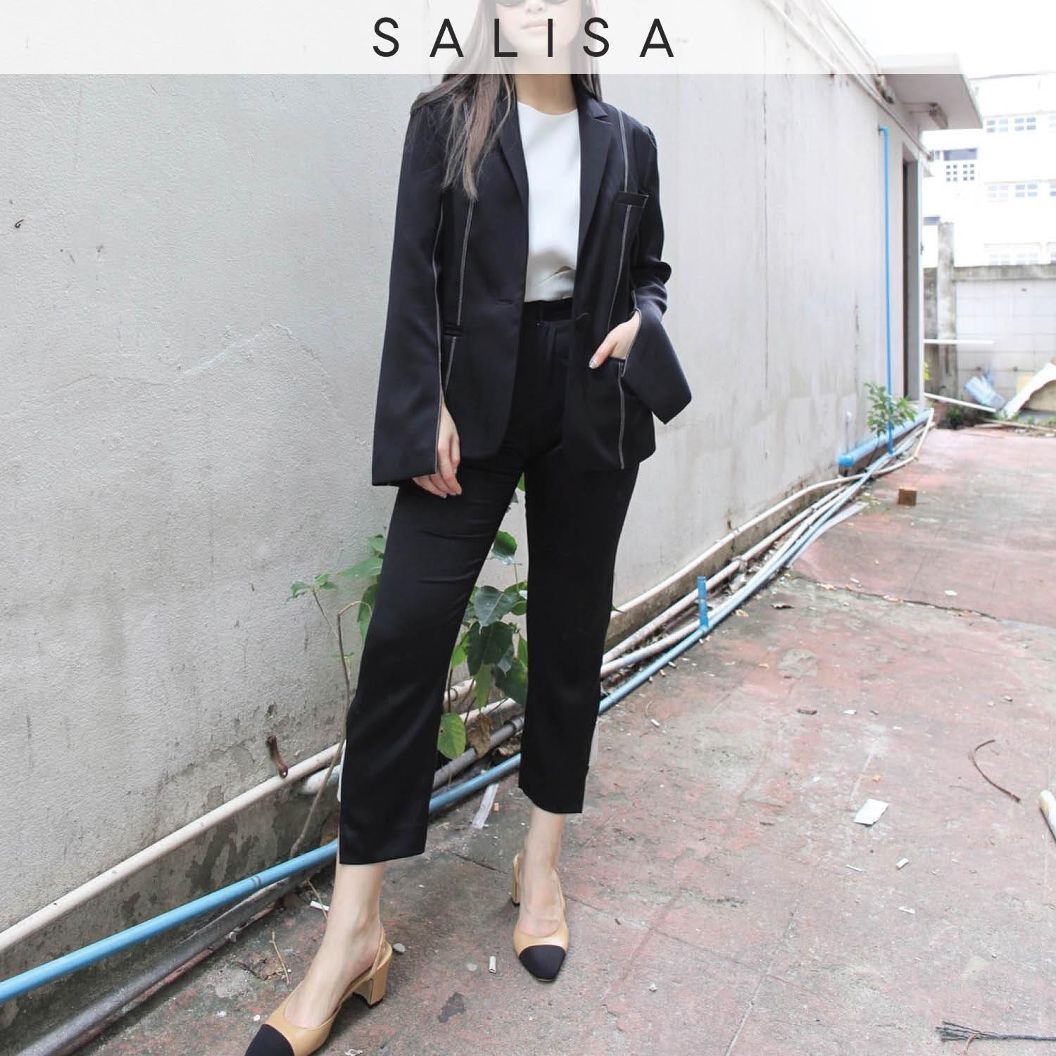 SALISA - BROOKLYN skinny Pants กางเกงขาเดฟ *white pre 7 days* SALISA - BROOKLYN skinny Pants กางเกงขาเดฟ *white pre 7 days*