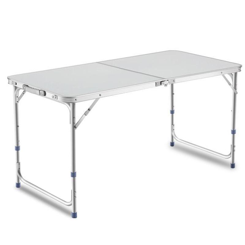 BG Furniture โต๊ะปิคนิค โต๊ะสนาม พับได้ อลูมิเนียม 120x60x70 แบบกระเป๋าพกพา รุ่น T2 ปรับระดับความสูงได้ 3 ระดับ