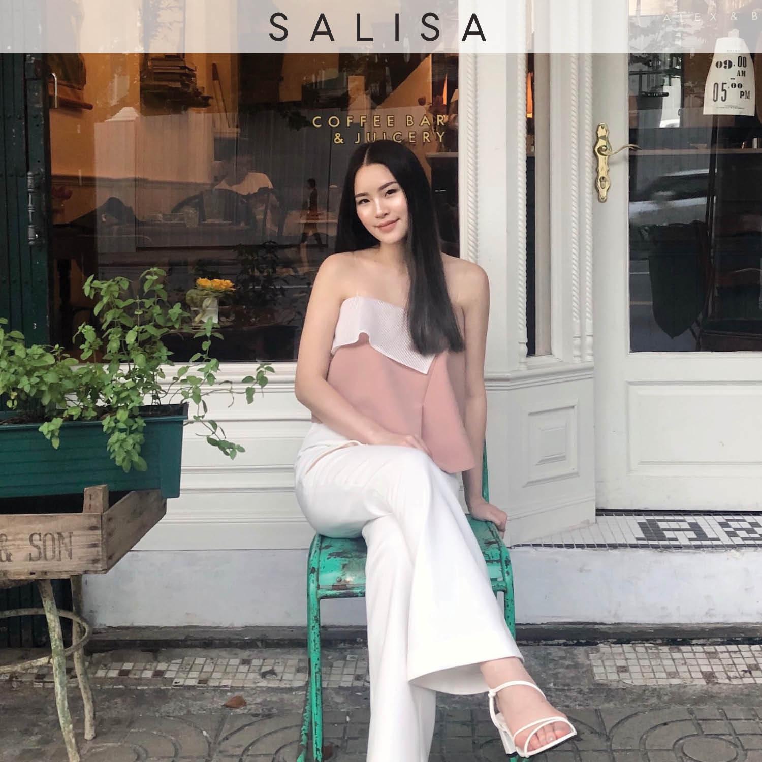 SALISA - LIAM Top เสื้อสายเดี่ยว *latte XS,S PRE 3-5 days*