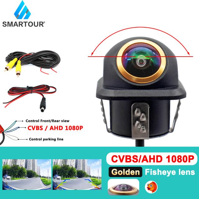 Smartour 2K AHD 1080p Golden Lens HD Car Rear View Camera Night Vision