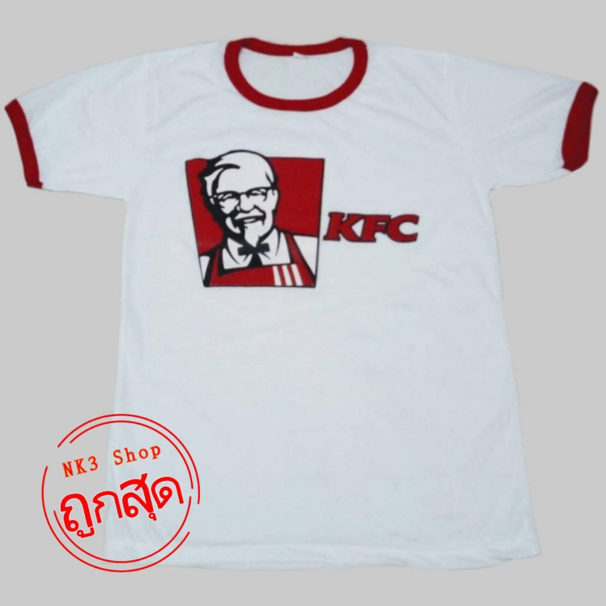 เสื้อยืดสีขาวท็อปสกรีนลายวินเทจ LOGO (S รอบอก32")