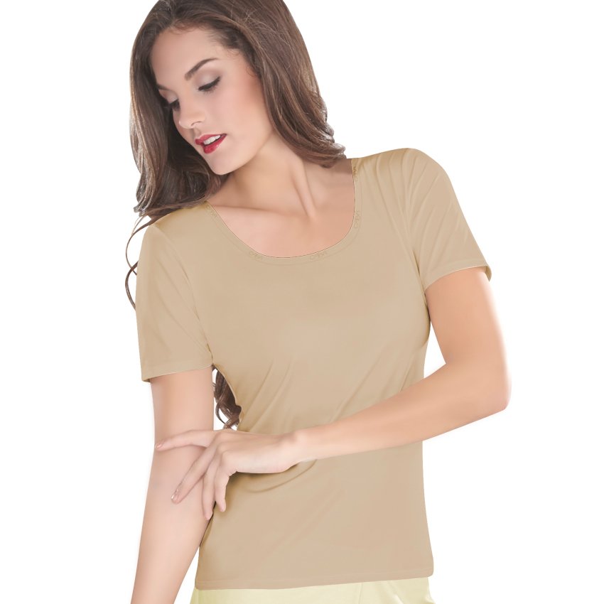 CARA คาร่า เสื้อทับแขนสั้น รุ่น CVN-A009-BE สีเนื้อ