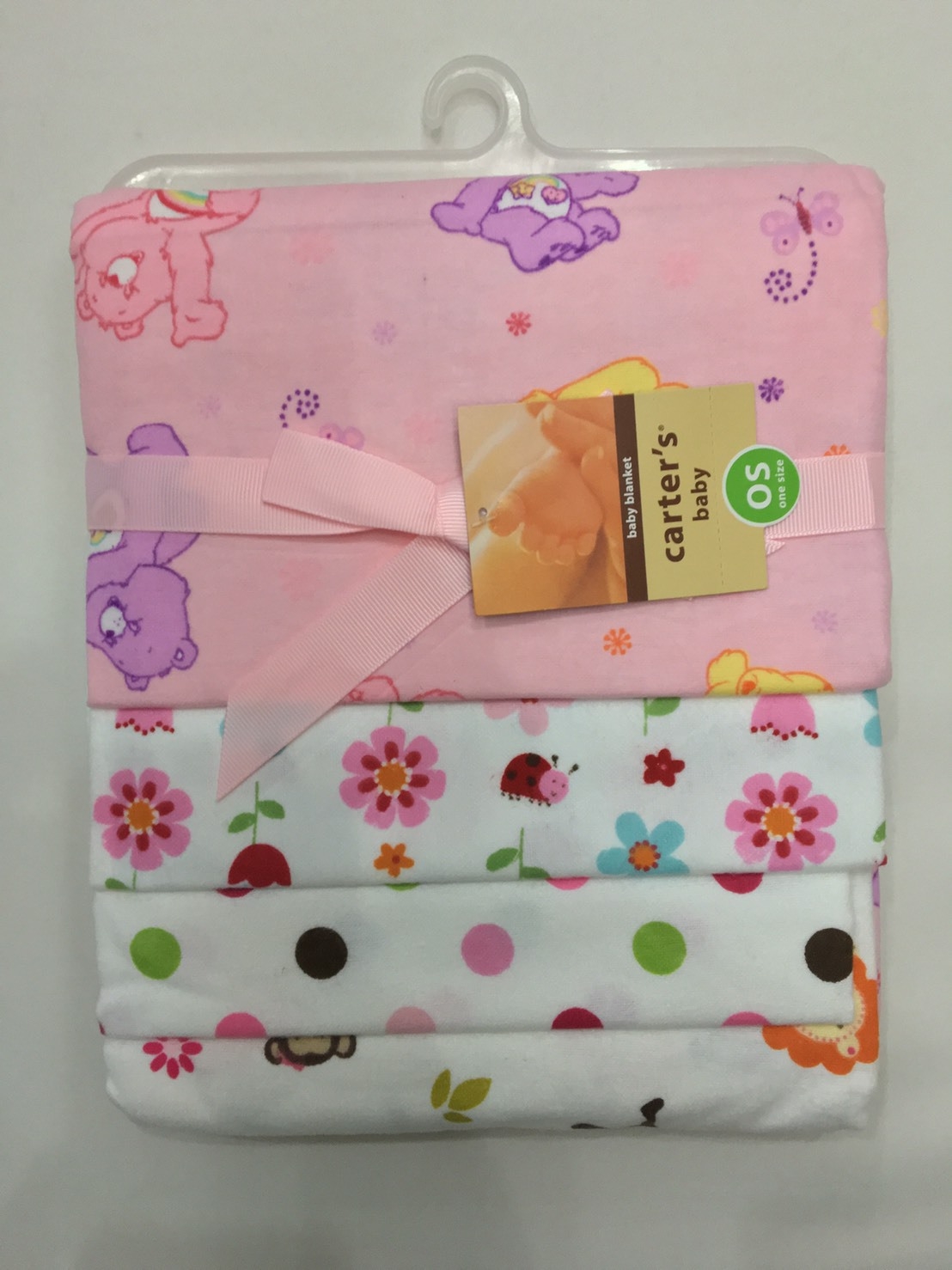 Carter's ผ้าอเนกประสงค์ 4 ชิ้น ลายหมี/ดอกไม้ Carter's ผ้าอเนกประสงค์ 4 ชิ้น ลายหมี/ดอกไม้