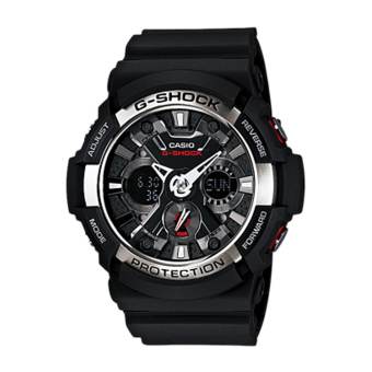 Casio G-SHOCK นาฬิกาข้อมือผู้ชาย สีดำ สายเรซิ่น รุ่น GA-200-1ADR Casio G-SHOCK นาฬิกาข้อมือผู้ชาย สีดำ สายเรซิ่น รุ่น GA-200-1ADR