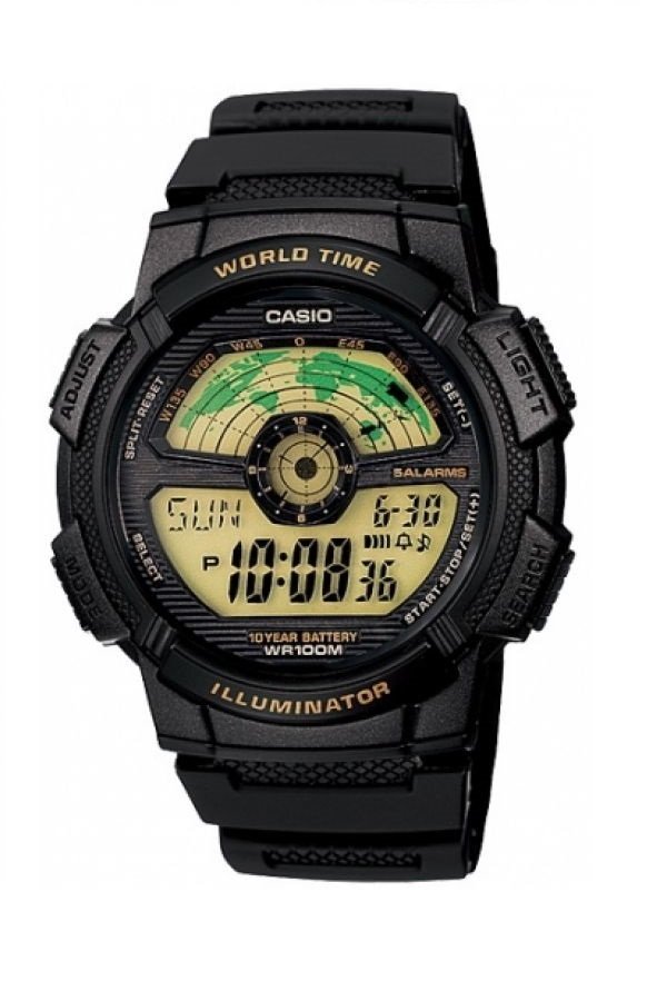 Casio Standard นาฬิกาข้อมือ สายสแตนเลส รุ่น AE1100WD-1A - Silver