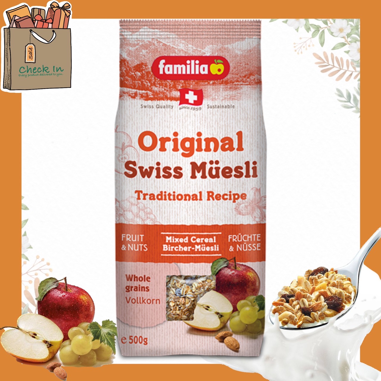 Familia Granola Swiss Muesli Organic