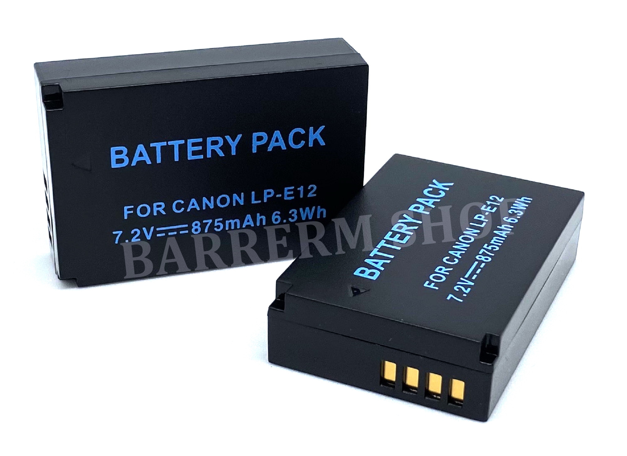 แพคค2ชน LP E12 LPE12 Camera Battery for Canon แบตเตอรสำหรบ