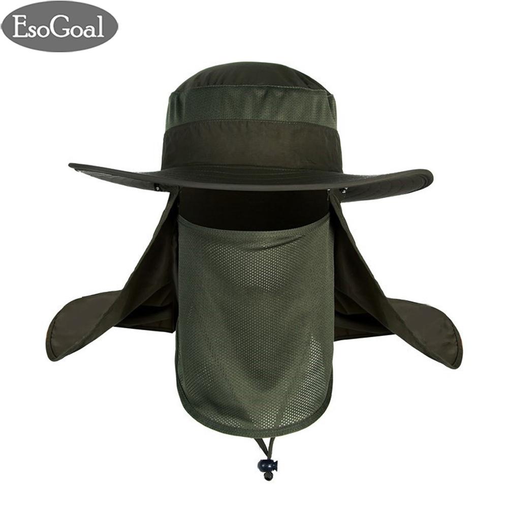 EsoGoal หมวกกันแดด หมวกกันแดดหมวก หมวกผู้หญิง Fishing Sun Hat UV Protection 360° Wide Brim Sun Visor Hat Removable Neck Face Mask Flap Cover Cap for Fishing Gardening Beach Camping Boating with Free Arm Sleeves EsoGoal หมวกกันแดด หมวกกันแดดหมวก หมวกผู้หญิง Fishing Sun Hat UV Protection 360° Wide Brim Sun Visor Hat Removable Neck Face Mask Flap Cover Cap for Fishing Gardening Beach Camping Boating with Free Arm Sleeves