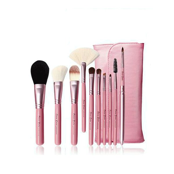 Cerro Qreen Professional Makeup Brushes Dream Set รุ่น CQ Pink 02 แปรงแต่งหน้า /10 Pcs. (Pink)