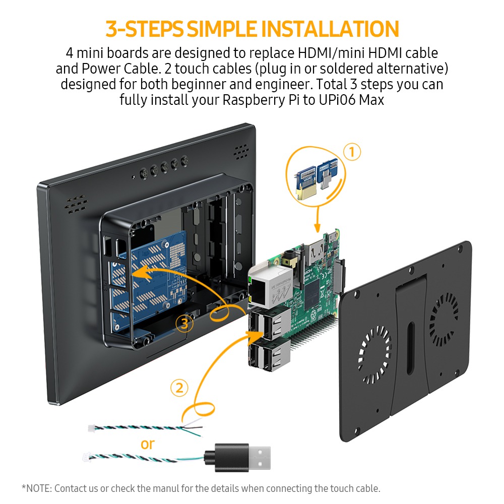 Uperfect Local Delivery Inch Touchscreen Case With Fans