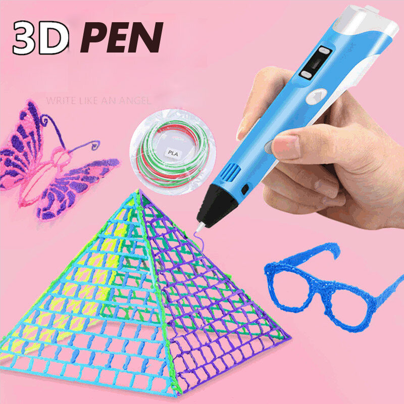 3d printer 3D PEN Drawing ปากกา 3มิติ เขียนของเล่นเป็นรูปทรงจริงๆ