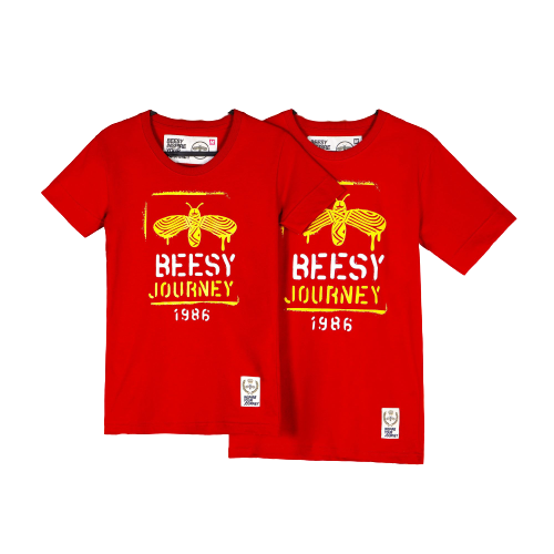 Beesy T-shirt เสื้อยืด รุ่น Graffiti (ผู้ชาย) แฟชั่น คอกลม ลายสกรีน ผ้าฝ้าย cotton ฟอกนุ่ม ไซส์ S M L XL