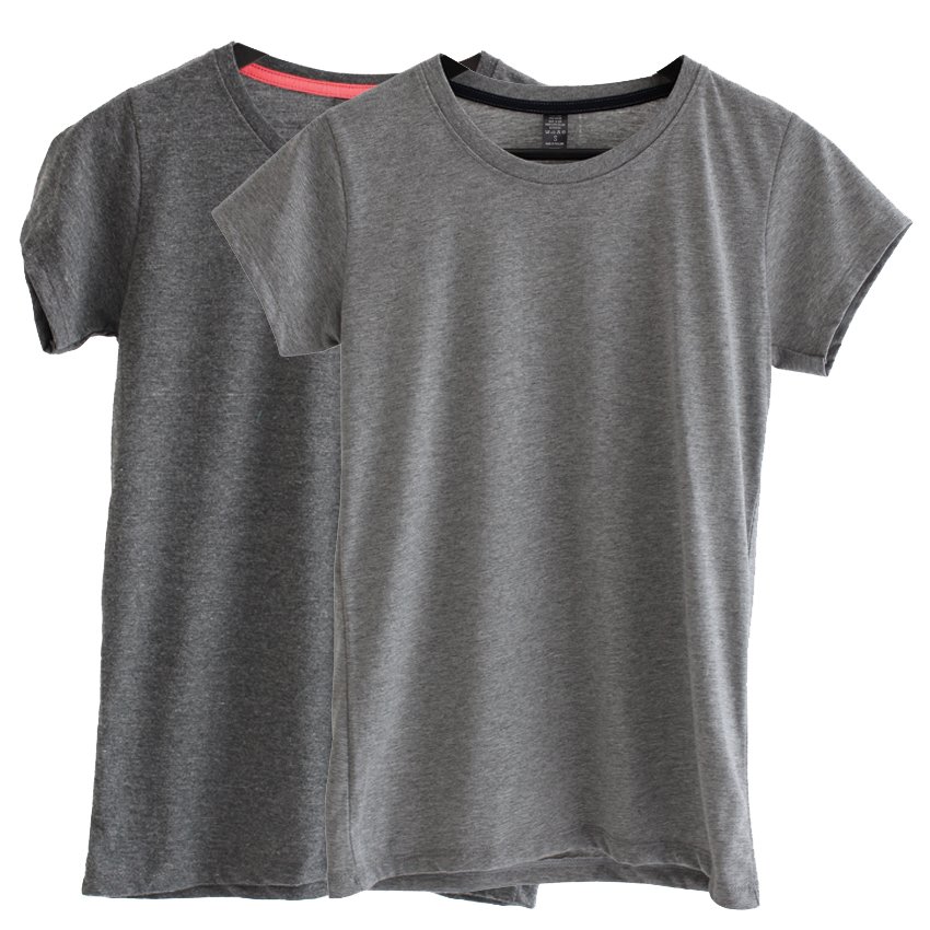 Chahom เซตเสื้อยืดคอกลม ( สีเทาท็อปดาย,สีเทาดำท็อปดาย ) 2 ตัว Chahom เซตเสื้อยืดคอกลม ( สีเทาท็อปดาย,สีเทาดำท็อปดาย ) 2 ตัว