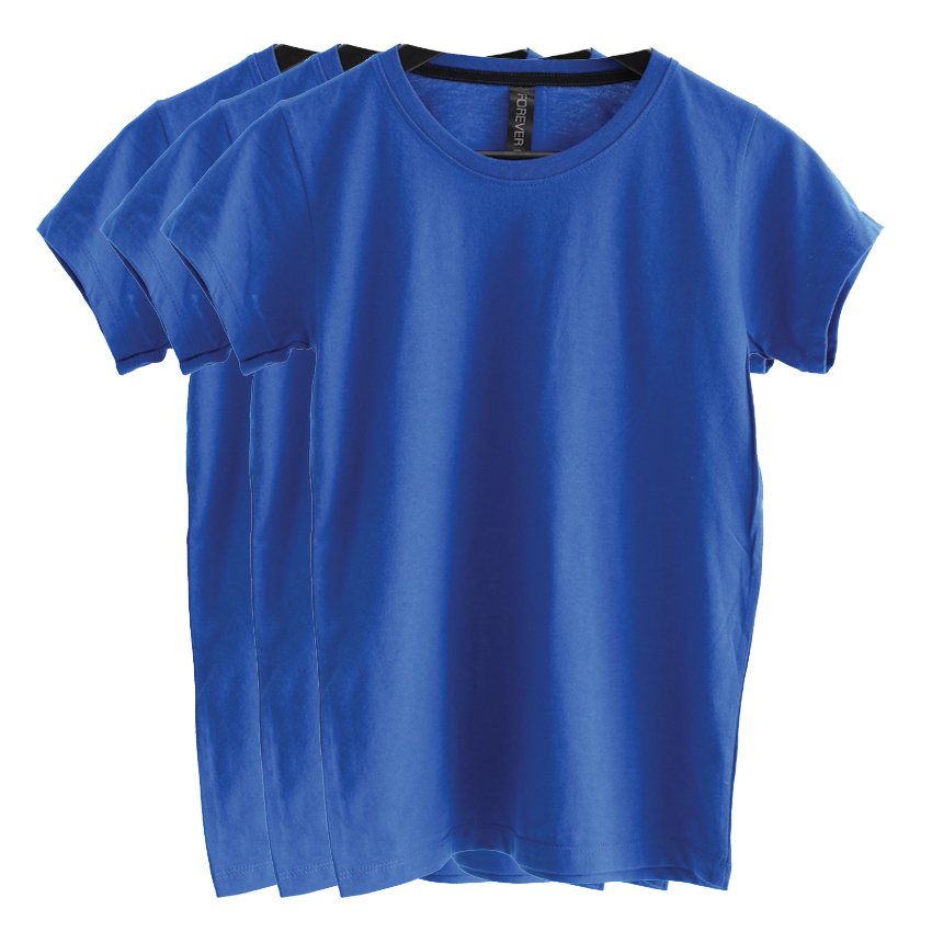 Chahom เซตเสื้อยืดคอกลม (สีน้ำเงิน) 3 ตัว Chahom เซตเสื้อยืดคอกลม (สีน้ำเงิน) 3 ตัว