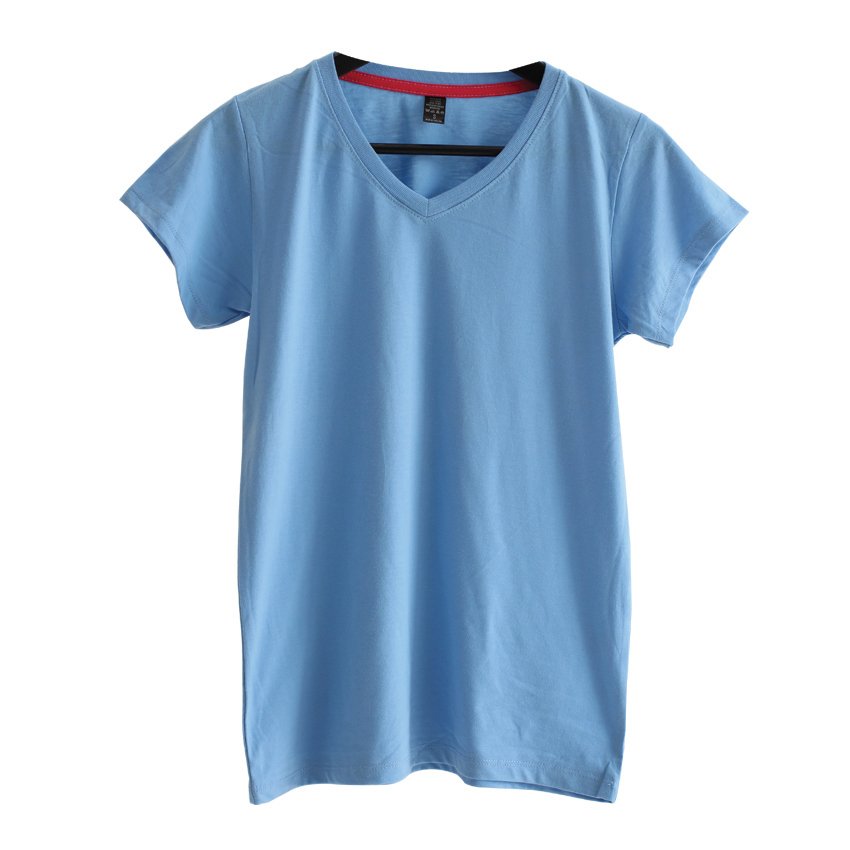 Chahom เสื้อยืดคอวี ( สีฟ้าสกายบลู ) Chahom เสื้อยืดคอวี ( สีฟ้าสกายบลู )